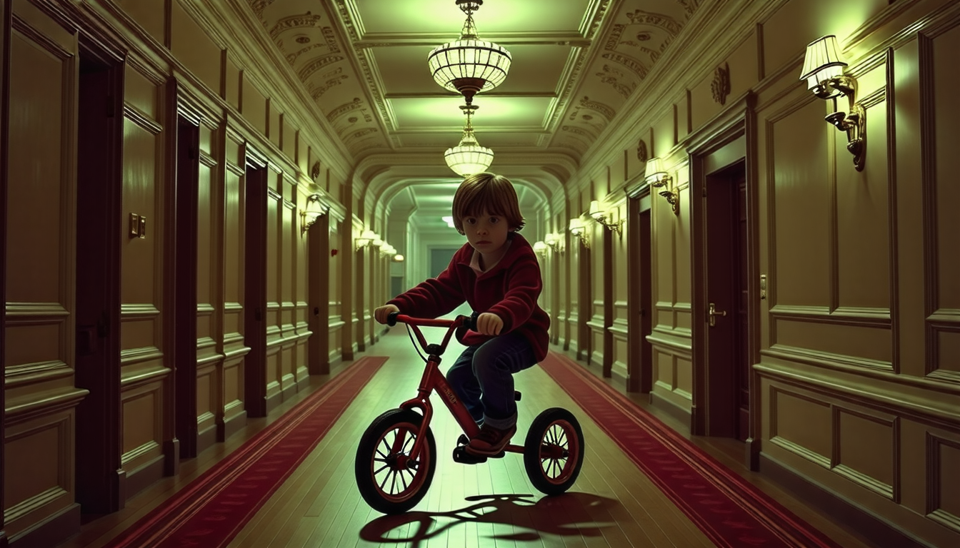 DALL-E generated Shining illustration